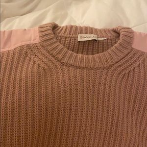 Moncler wool sweater with zippers